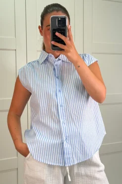 New Apolline Stripe Top T-Shirts & Toppe|Ammevenligt Tøj