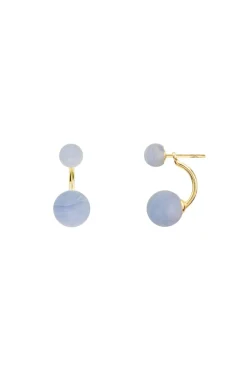 Sale Arch Earrings Lace Agate VJ120-UEG-LA Øreringe