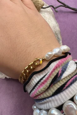 Hot Armbånd Perle & Forgyldt Armbånd