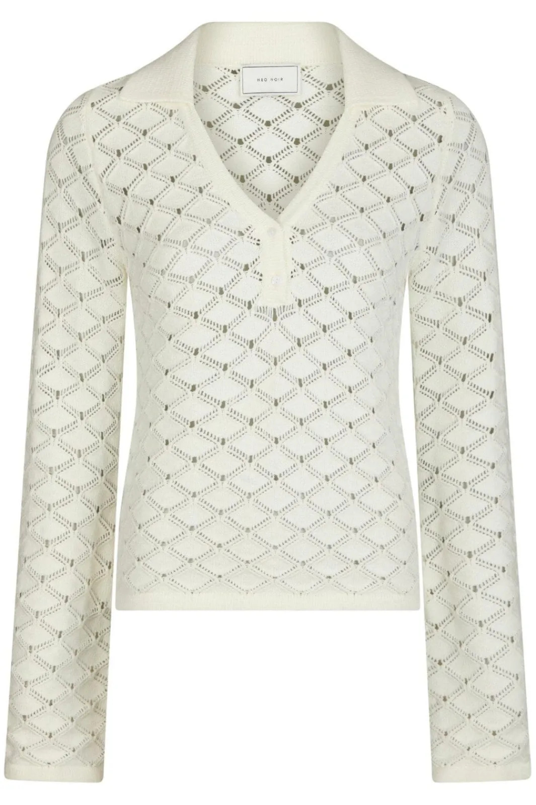 Neo Noir Bluser & Skjorter<Aston Stitch Knit Blouse 164486