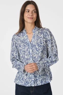 Online Astrida Fracture Blouse 166406 Bluser & Skjorter|Ammevenligt Tøj