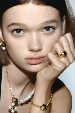 Jane Kønig Ringe<Atomic Dome Signet Ring