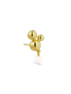 Clearance Atomic Stud w. pearl pendant Øreringe