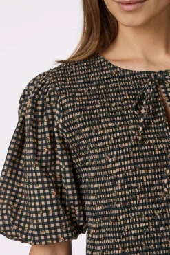 Discount Auda Check Smock Dress 165419 Kjoler|Ammevenligt Tøj