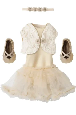 Online Balletdragt Og Tylskørt Creme, Størrelse 3 Børn Bad, Leg & Interiør