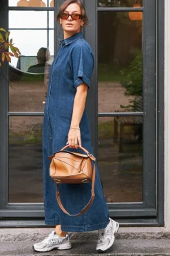 Online Balli Denim Dress Kjoler|Ammevenligt Tøj