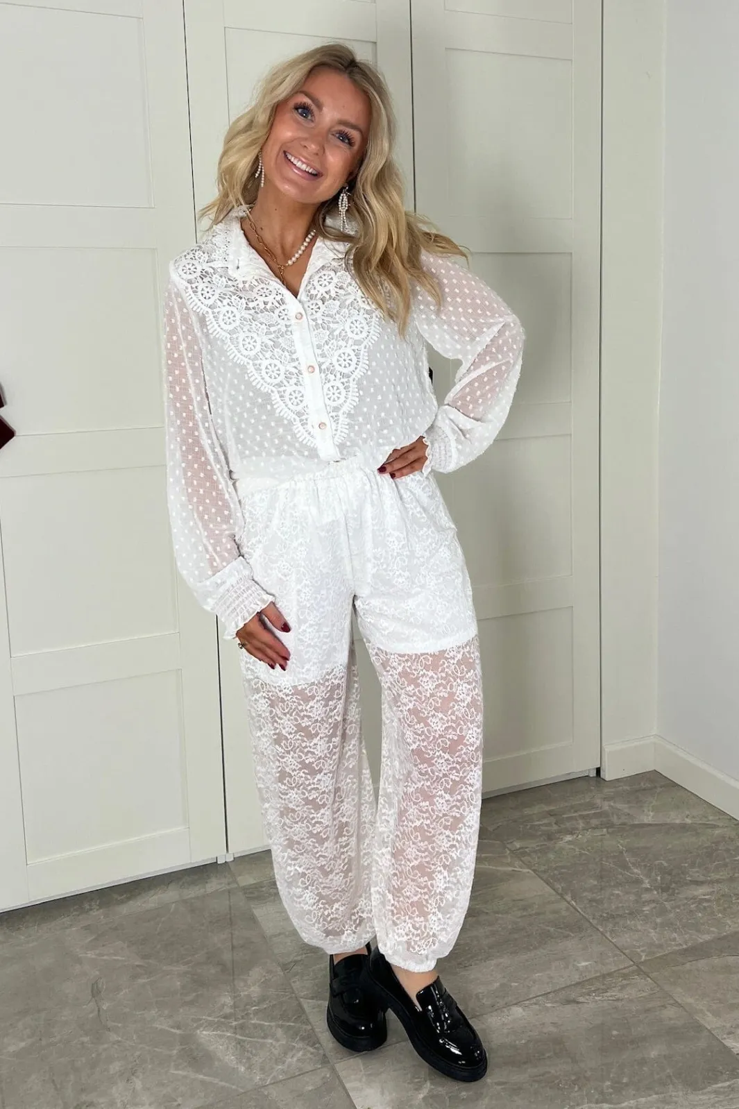 Sale Ballon Lace Pants 165142B Bukser, Jeans & Leggings