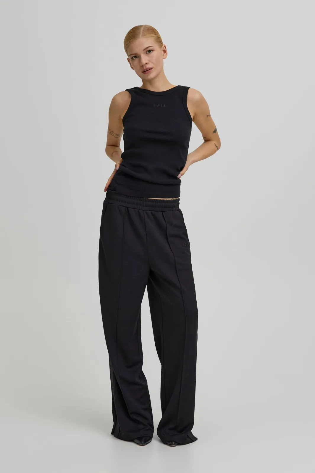 Sale Banicolina Blk Track Pants 50408143 Bukser, Jeans & Leggings