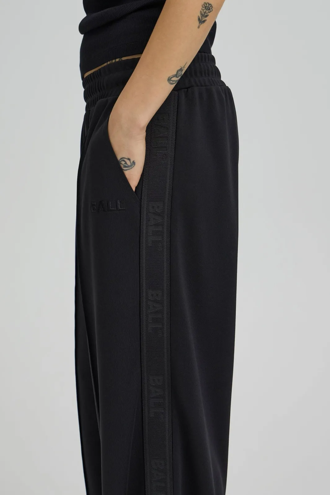 Sale Banicolina Blk Track Pants 50408143 Bukser, Jeans & Leggings