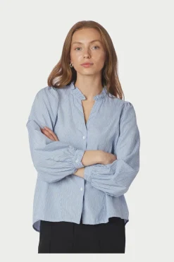 Online Barba Striped Blouse 167938 Bluser & Skjorter|Ammevenligt Tøj