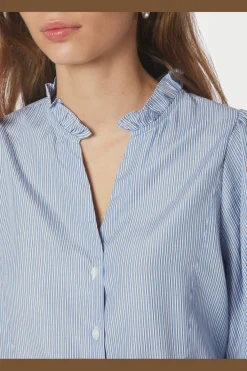 Online Barba Striped Blouse 167938 Bluser & Skjorter|Ammevenligt Tøj