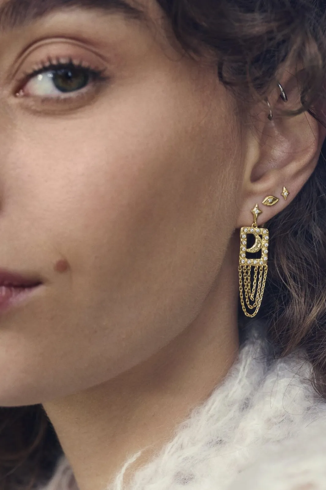 Maanesten Øreringe<Barbra Earrings