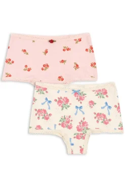 Børn Konges Sløjd Nattøj & Undertøj<Basic 2 Pack Girl Hipster Gots Ks103695