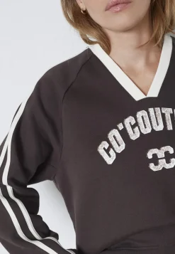 Co´Couture Sweatsæt & Comfy Wear|Bluser & Skjorter<Batucc Coco V-Sweat 47001