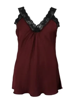 Black Colour T-Shirts & Toppe<Bcbea Black Lace Top 41045