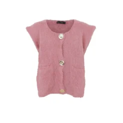 Black Colour Veste<Bcbjoerk Knitted Button Vest 1217