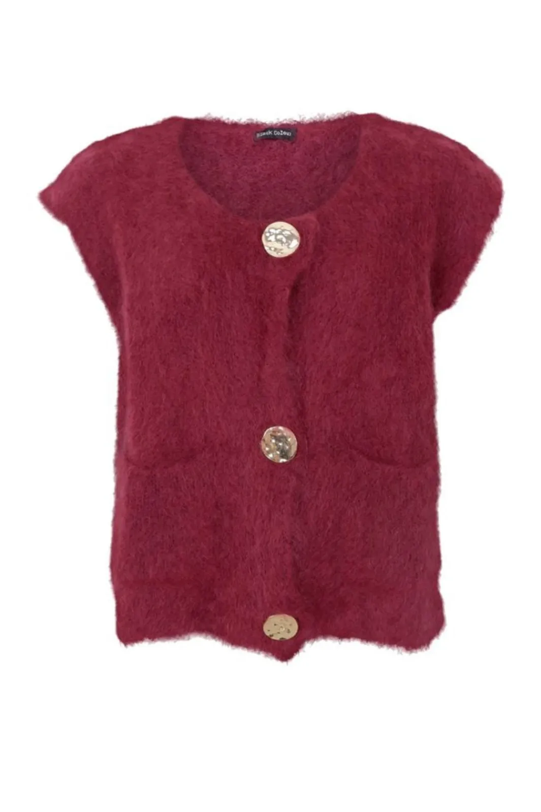 Bcbjoerk Knitted Button Vest 1217 Veste