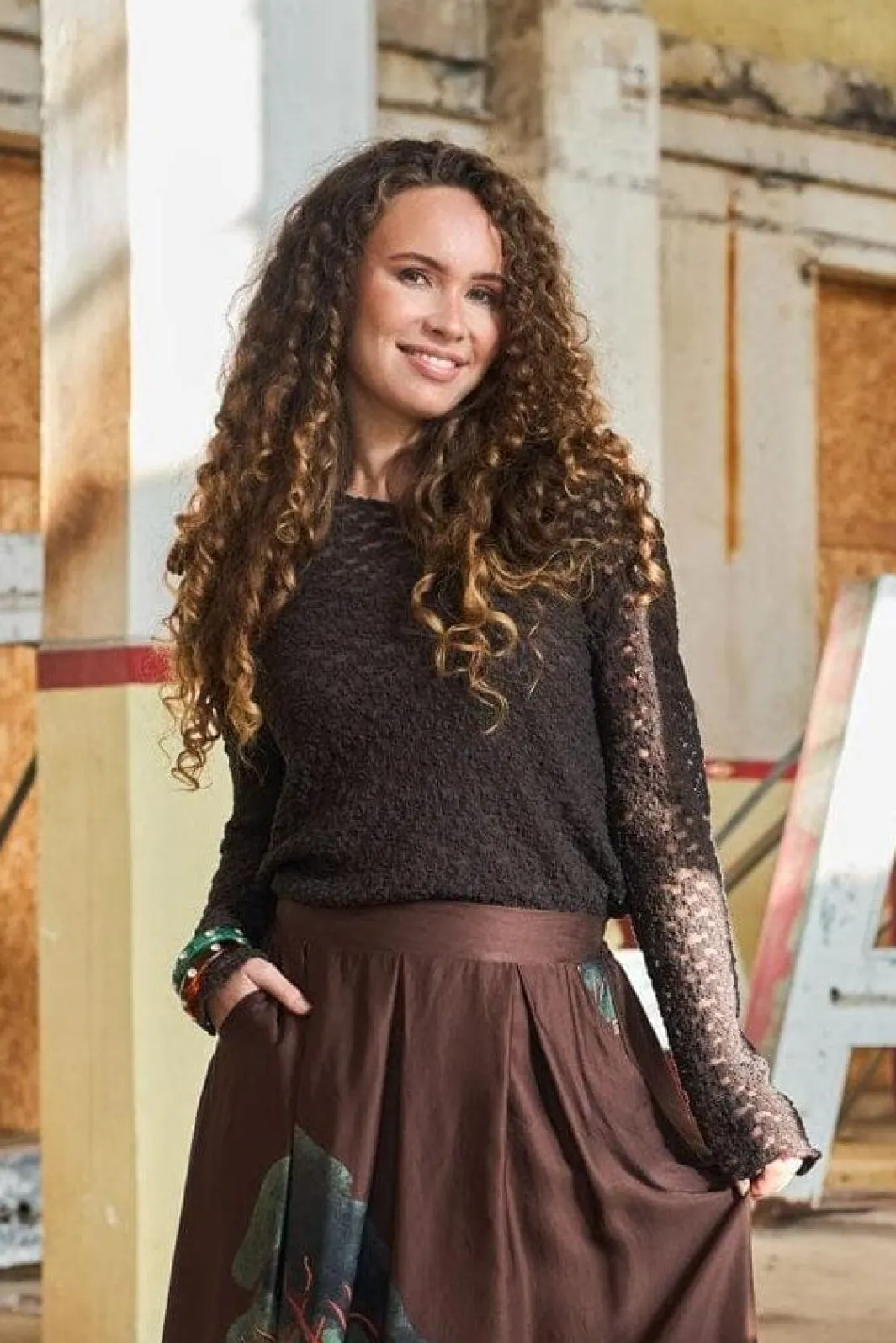 Online Bcblair Ls Lace Blouse 41049 Bluser & Skjorter