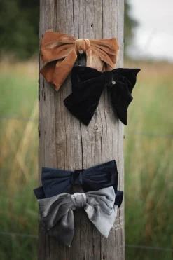 Børn Black Colour Hårpynt & Accessories|Hårpynt & Accessories<Bccorinne Big Bow Barette Hair Clip