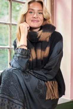 Black Colour Tørklæder<Bcdash Striped Winter Scarf 208415
