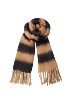 Black Colour Tørklæder<Bcdash Striped Winter Scarf 208415