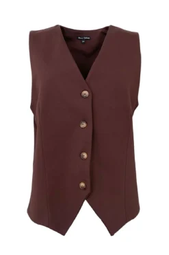 Black Colour Sæt 🛍️|Veste<Bcdavi Casual Vest 40991
