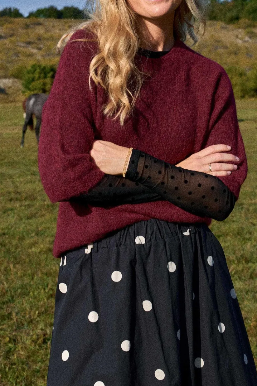 Black Colour Strik|Bluser & Skjorter<Bcdell Knit Jumper 1162
