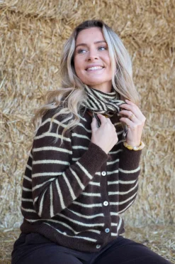 Black Colour Tørklæder<Bcdell Mini Stripe Scarf 208394