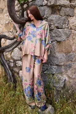 Black Colour Bukser, Jeans & Leggings<Bcemme Flower Pants 40950