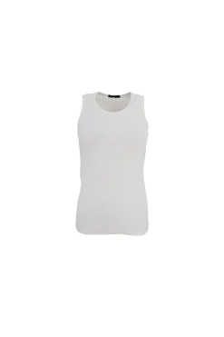 Black Colour T-Shirts & Toppe<Bcena Rib Tank Top