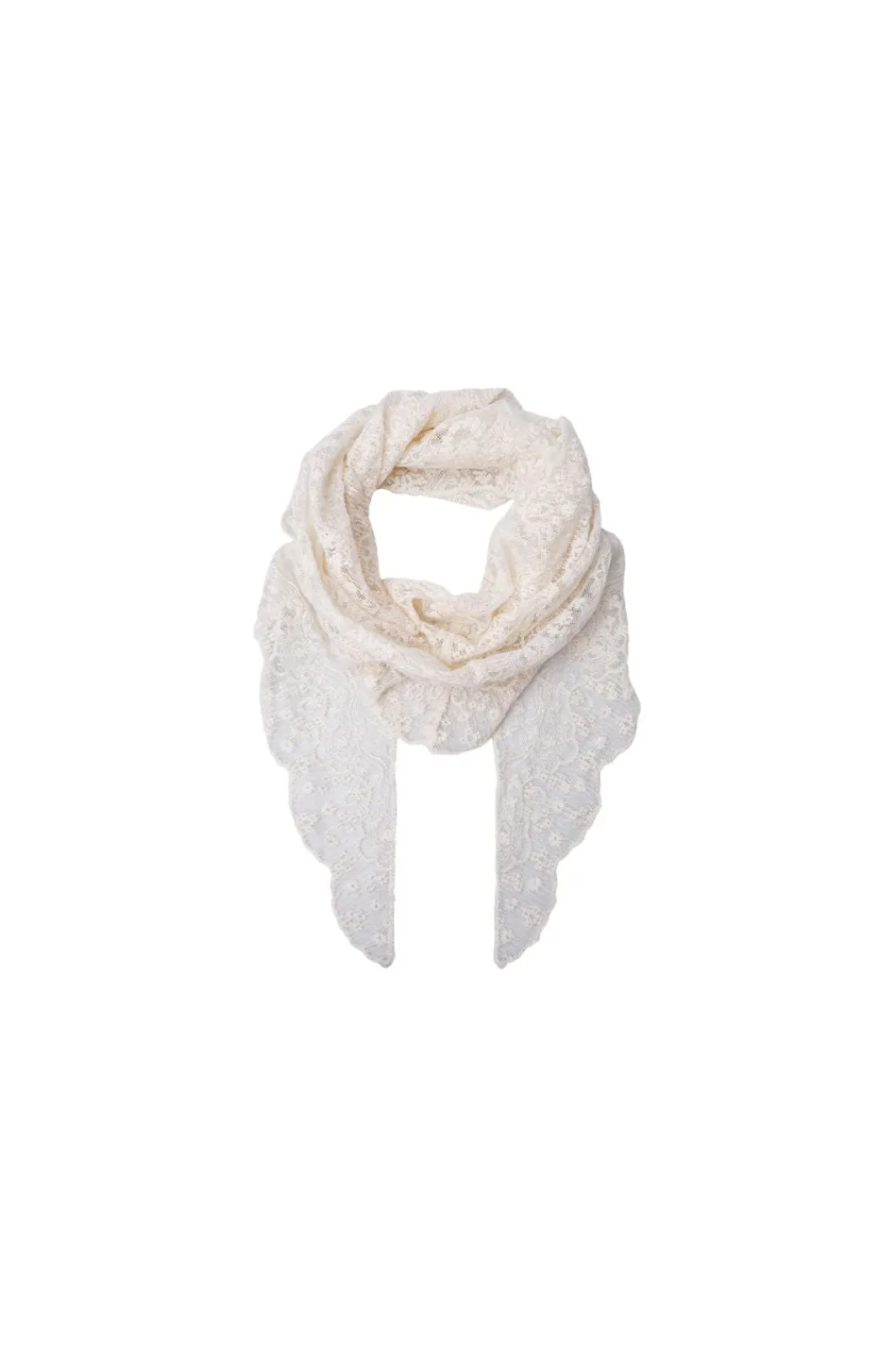 Black Colour Tørklæder<Bcfarianna Triangle Lace Scarf 3650