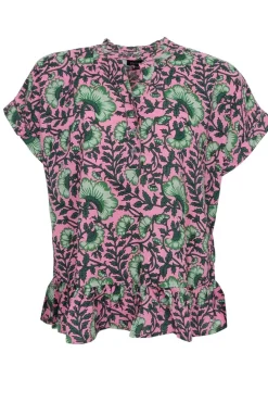 Black Colour Bluser & Skjorter<Bcflora Ruffle S/S Blouse 39809