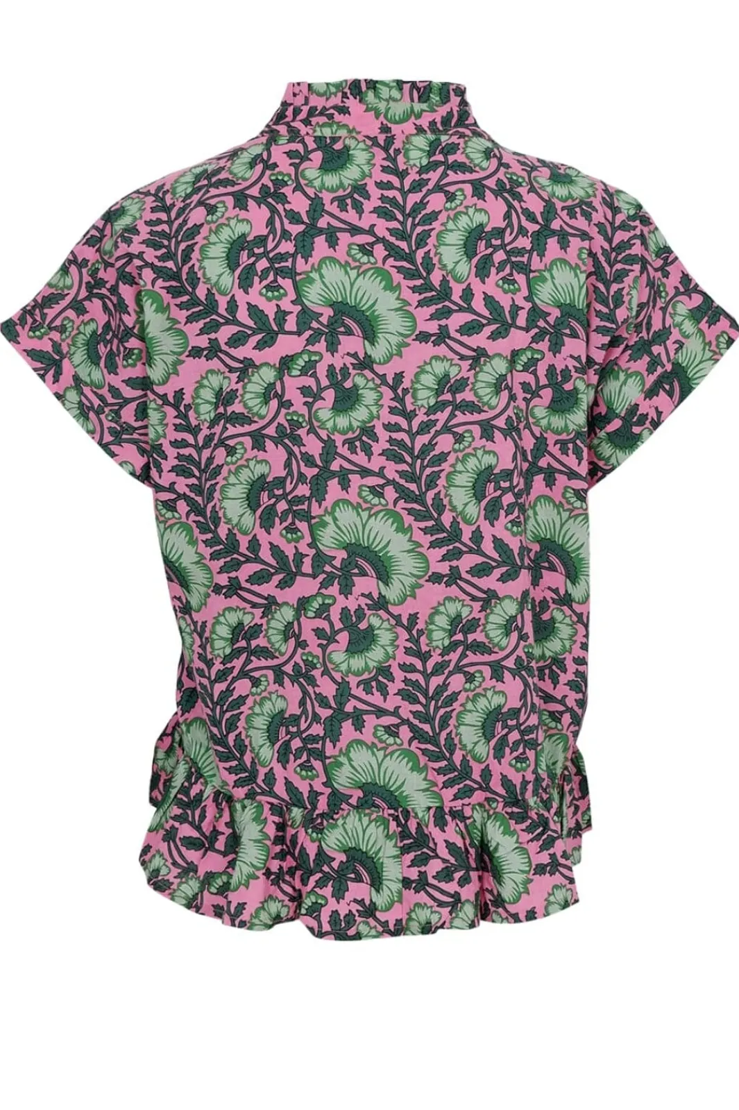 Black Colour Bluser & Skjorter<Bcflora Ruffle S/S Blouse 39809