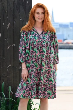 Black Colour Kjoler<Bcflora Short Puff Sleeve Dress 39811