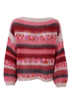 New Bcfontana Multi Striped Jumper 1222 Strik|Bluser & Skjorter