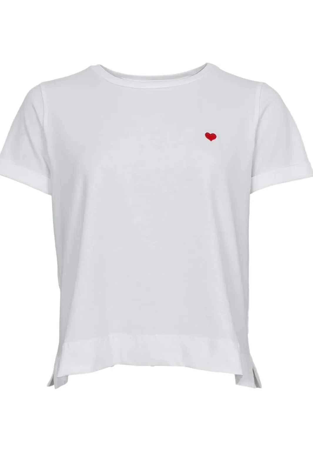 Black Colour T-Shirts & Toppe<Bcmay S/S Heart Tee 40871