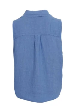 Black Colour Bluser & Skjorter|Ammevenligt Tøj<Bcmelina Sleeveless Tie Shirt 40911