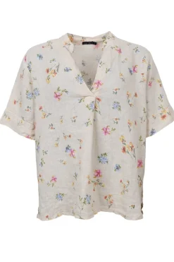 Bcmelina Ss Linen Blouse 40842 Bluser & Skjorter