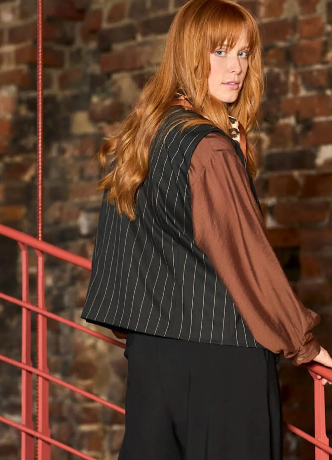 Black Colour Sæt 🛍️|Veste<Bcoxford Loose Vest 40944