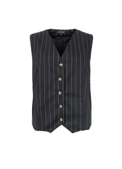 Black Colour Sæt 🛍️|Veste<Bcoxford Loose Vest 40944