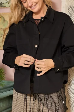 Black Colour Bluser & Skjorter<Bctully Shirt Jacket 41011