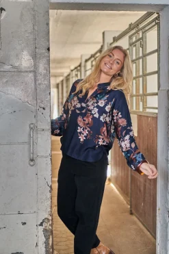Black Colour Bluser & Skjorter<Bczendaya Ls Blouse 41028