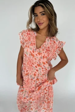 Clearance Bea Long Flowerprint 14891 Kjoler