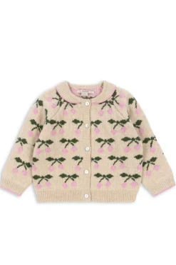 Børn Konges Sløjd Cardigans|Cardigans<Belou Knit Collar Cardigan Ks103712