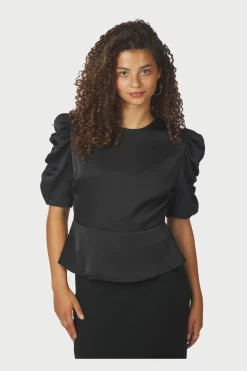 Neo Noir Bluser & Skjorter<Benua Heavy Sateen Blouse 167069