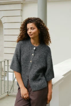 Neo Noir Cardigans|Ammevenligt Tøj<Benuta Fluffy Knit Cardigan 165816