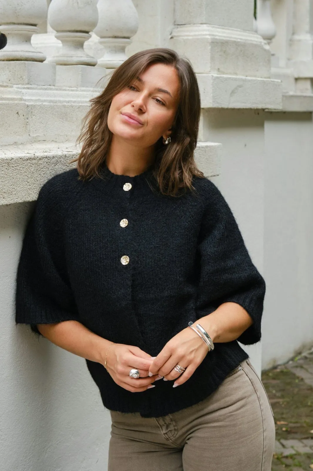 Neo Noir Cardigans|Ammevenligt Tøj<Benuta Fluffy Knit Cardigan 165816