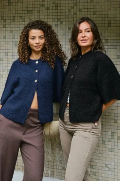 Neo Noir Cardigans|Ammevenligt Tøj<Benuta Fluffy Knit Cardigan 165816