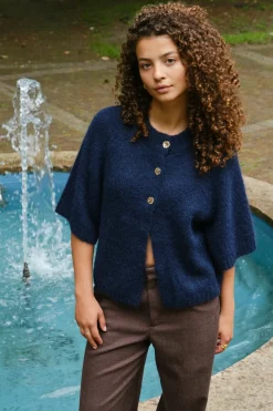 Hot Benuta Fluffy Knit Cardigan 165816 Cardigans|Ammevenligt Tøj