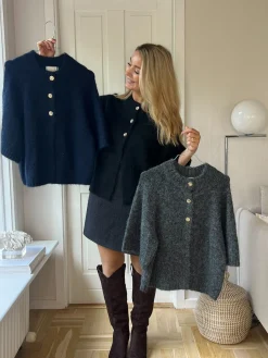 Hot Benuta Fluffy Knit Cardigan 165816 Cardigans|Ammevenligt Tøj